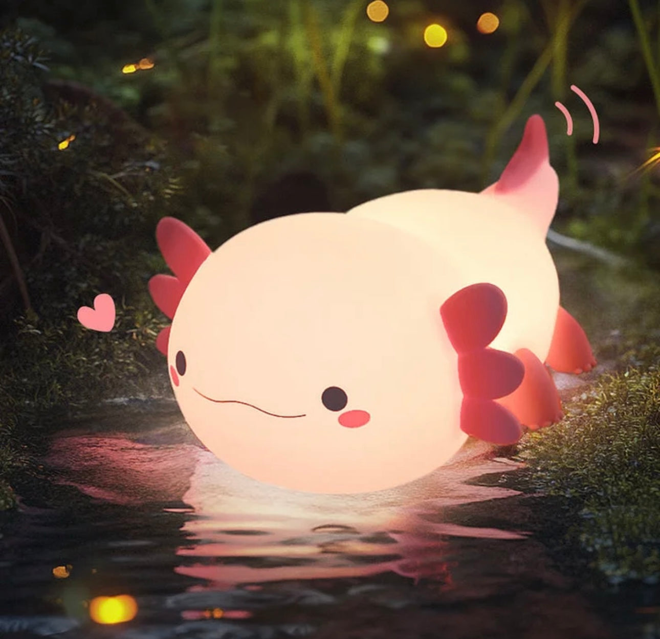 Axolotl night light
